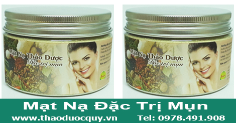 Mặt nạ thuốc bắc đặc trị mụn